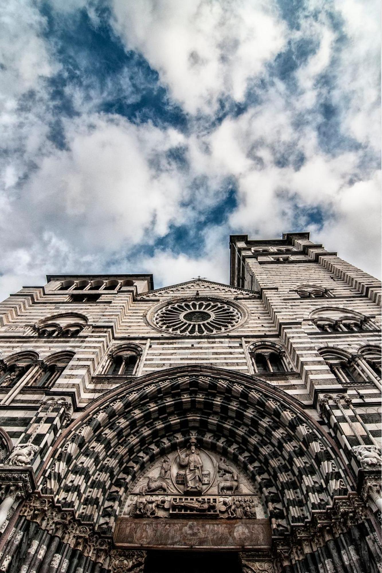 Genova Centro Colonna-Cattedrale Di San Lorenzo Ngoại thất bức ảnh